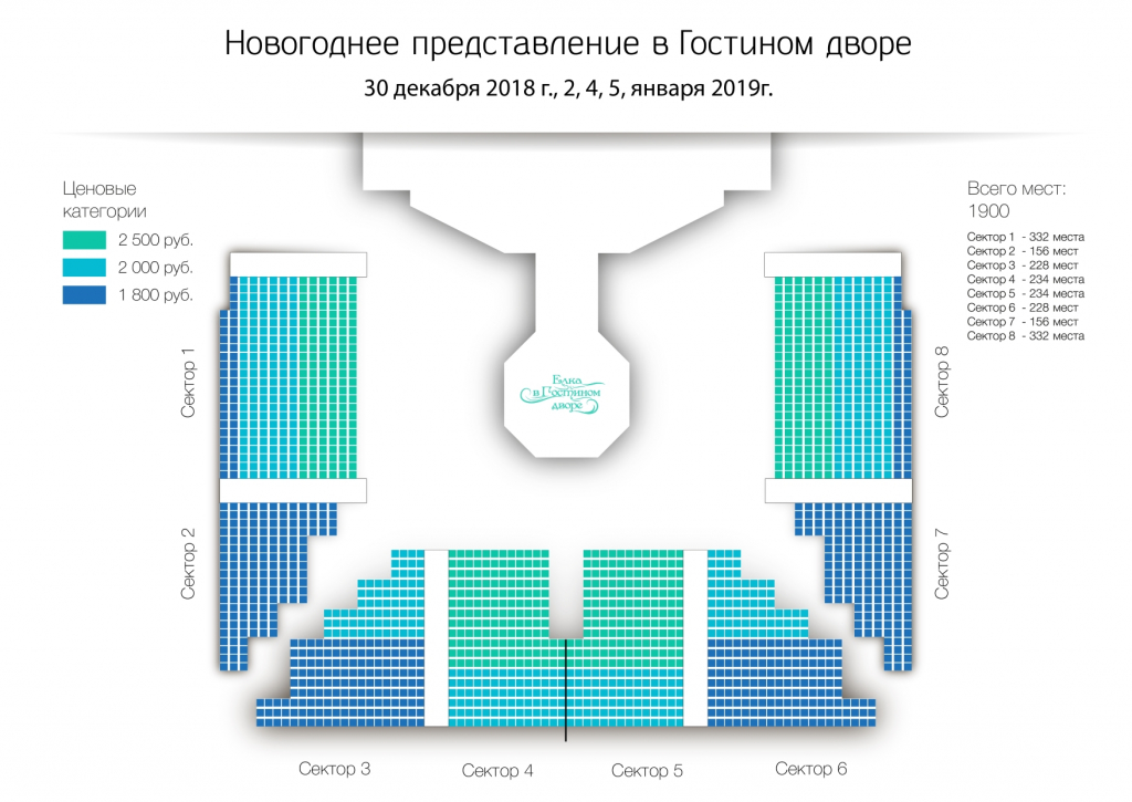 Схема зала - Московский Гостиный Двор